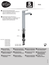Sensea MIA High Spout Single Lever Basin Faucet Manual do usuário