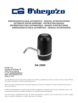 Orbegozo DA 2000 Automatic Water Dispenser Manual do usuário