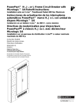 Schneider Electric PowerPact H L-Frame Circuit Breaker Instruções de operação