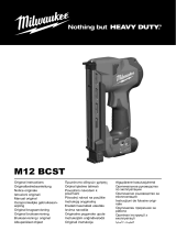 Milwaukee M12 BCST Sub Compact Cable Stapler Manual do usuário