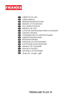 Franke TRENDLINE PLUS BK 70 Matt Black Manual do usuário
