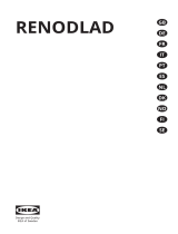 IKEA RENODLAD Integrated Dishwasher Manual do usuário