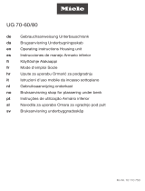 Miele UG 70-60/80 Manual do usuário