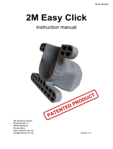 2M Solutions Hantelverschlüsse "Easy Click" Instruções de operação