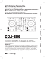 Pioneer USB DDJ-800 Manual do proprietário