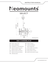 Neomounts NM-C440DBLACK Manual do usuário