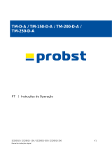 probst TM-150-D-A-XL Manual do usuário