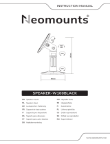 Neomounts SPEAKER-W100BLACK Manual do usuário