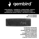 Gembird KB-U-103-RU Manual do proprietário