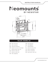Neomounts WL95-900BL16 Video Wall Mount Manual do usuário