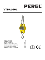 Perel VTBAL601 Digital Heavy Duty Crane Scale Manual do usuário