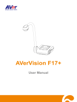 AVer AVerVision F17+ Manual do usuário