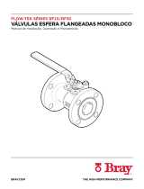 Bray Válvulas Esfera Flangeadas Monobloco Séries RF15/RF30 Manual do proprietário