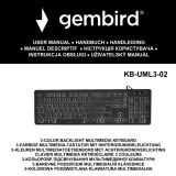 Gembird KB-UML3-02 Manual do proprietário