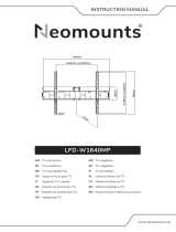 Neomounts LFD-W1640MP Manual do usuário
