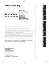 Pioneer PLX-500 noire Manual do usuário