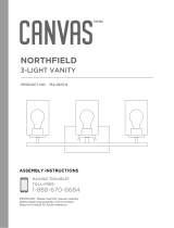 Canvas Northfield 3-Light  Manual do proprietário