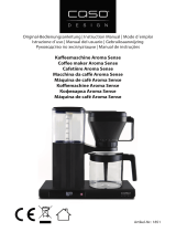 Caso Design Filterkaffeemaschine "Aroma Sense", 10 Tassen, 1,25 Liter, 1550 Watt Instruções de operação