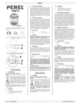 Perel CDET1 Digital Counter Piggy Bank Manual do usuário
