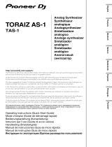 Pioneer TORAIZ AS-1 Manual do proprietário