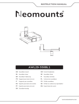 Neomounts AWL29-550BL1 Manual do usuário