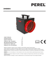 Perel IH0004 Industrial Fan Heater 3300 W Manual do usuário