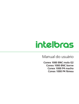 Intelbras CONEX 1000 BNC MOLA G2 Manual do usuário