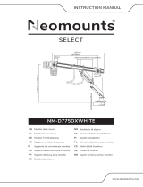 Neomounts NM-D775DXBLACK Manual do usuário