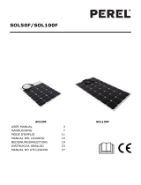 Perel SOL50F Solar Flexible Panel Manual do usuário