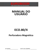 Euroboor ECO.80/4 Manual do proprietário