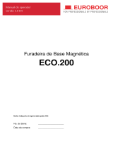 Euroboor ECO.200 Manual do proprietário