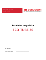Euroboor TUBE.30 Manual do proprietário