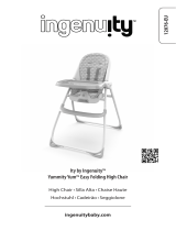 ITY by Ingenuity Yummity Yum Easy Folding High Chair - Goji Manual do proprietário