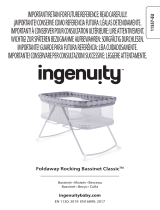 ingenuity Foldaway Bassinet Classic - Crosby Manual do proprietário