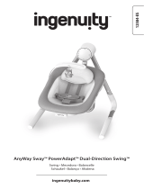 ingenuity AnyWay Sway Dual-Direction Portable Swing – Ray Manual do proprietário