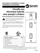 GSW Chauffe-eau hybride électrique-pompe à chaleur Manual do usuário