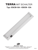 REV LED Unterbauleuchte Terra - verschiedene Ausführungen Manual do proprietário