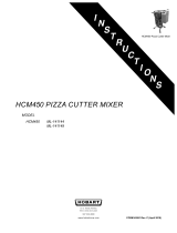 Hobart HCM450 Pizza Cutter Mixer Manual do usuário