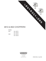 Hobart 4822 Chopper Manual do usuário