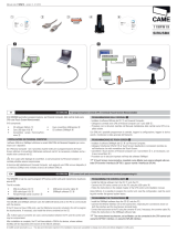 CAME SIRUSB8 Guia de instalação