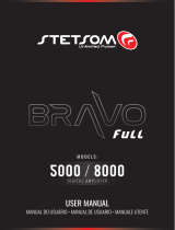 StetSom BRAVO FULL 8K Digital Full-Range Amplifier Mono 1 Channel Manual do usuário