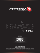 StetSom BRAVO FULL 2K Digital Full-Range Amplifier Mono 1 Channel Manual do usuário