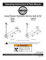 Omega Lift Equipment 22201 Manual do proprietário