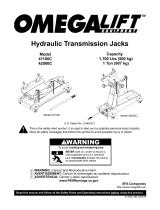 Omega Lift Equipment 42000C Manual do proprietário