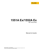 Fluke Calibration Termómetro 1551A Manual do usuário