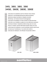 Sentiotec 345E-390E Manual do usuário