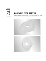 Fahl LARYVOX® TAPE CONVEX Instruções de operação