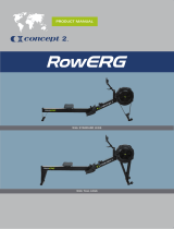 Concept2 "RowErg" Rowing Machine Manual do usuário