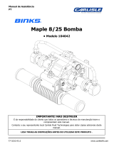 Carlisle BINKS - Maple Pump 8/25 Manual do usuário