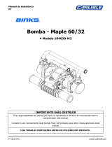 Carlisle BINKS - Maple Pump 60/32 Manual do usuário